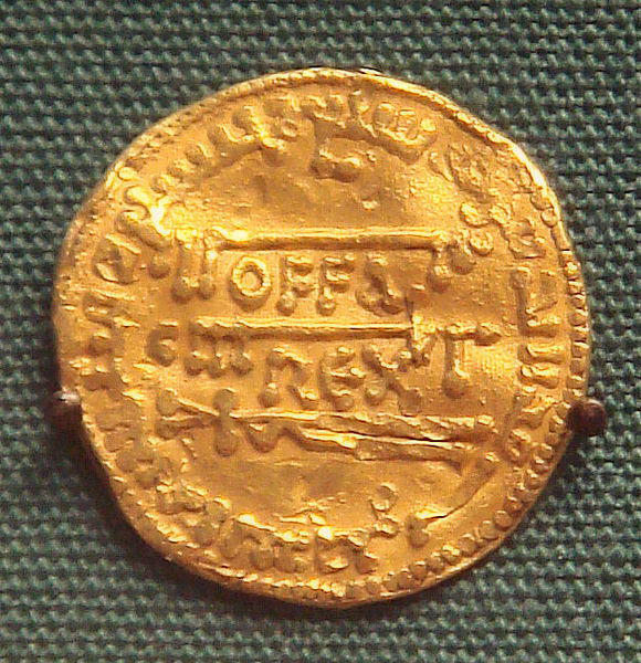 580px-Offa_king_of_Mercia_757_793_gold_dinar_copy_of_dinar_of_the_Abassid_Caliphate_774